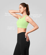 Lauf-BH mit Power Mesh-Panel und Frontverschluss | Sport-BH mit starkem Halt für Damen