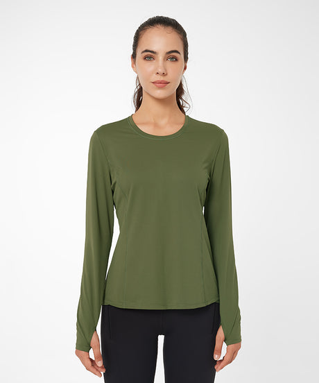 Shift Light Mesh Pocket Running T-shirt | Women's Long Sleeve T-shirt