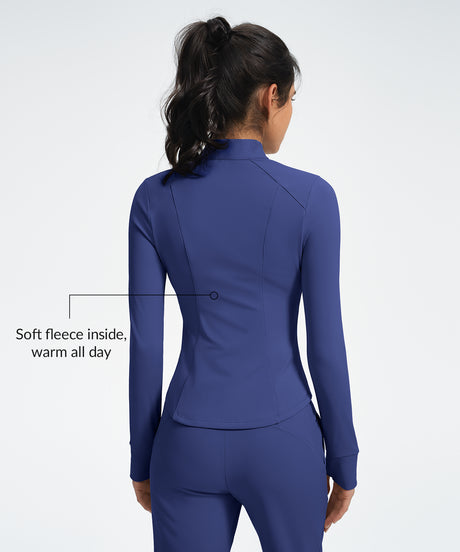 Shift Upgraded Fleece Stretch Full-Zip Water-Resistant Jacket | Women's Sports Jacket