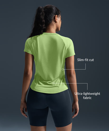 Ultralätt Cool Touch Slim Fit T-shirt | Kortärmad T-shirt för kvinnor
