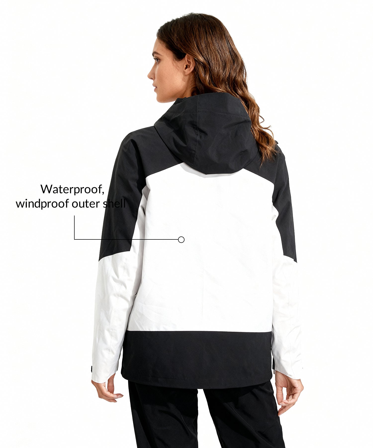 Anywhere 3-in-1 Daunenjacke, wasserdicht | Damenjacken