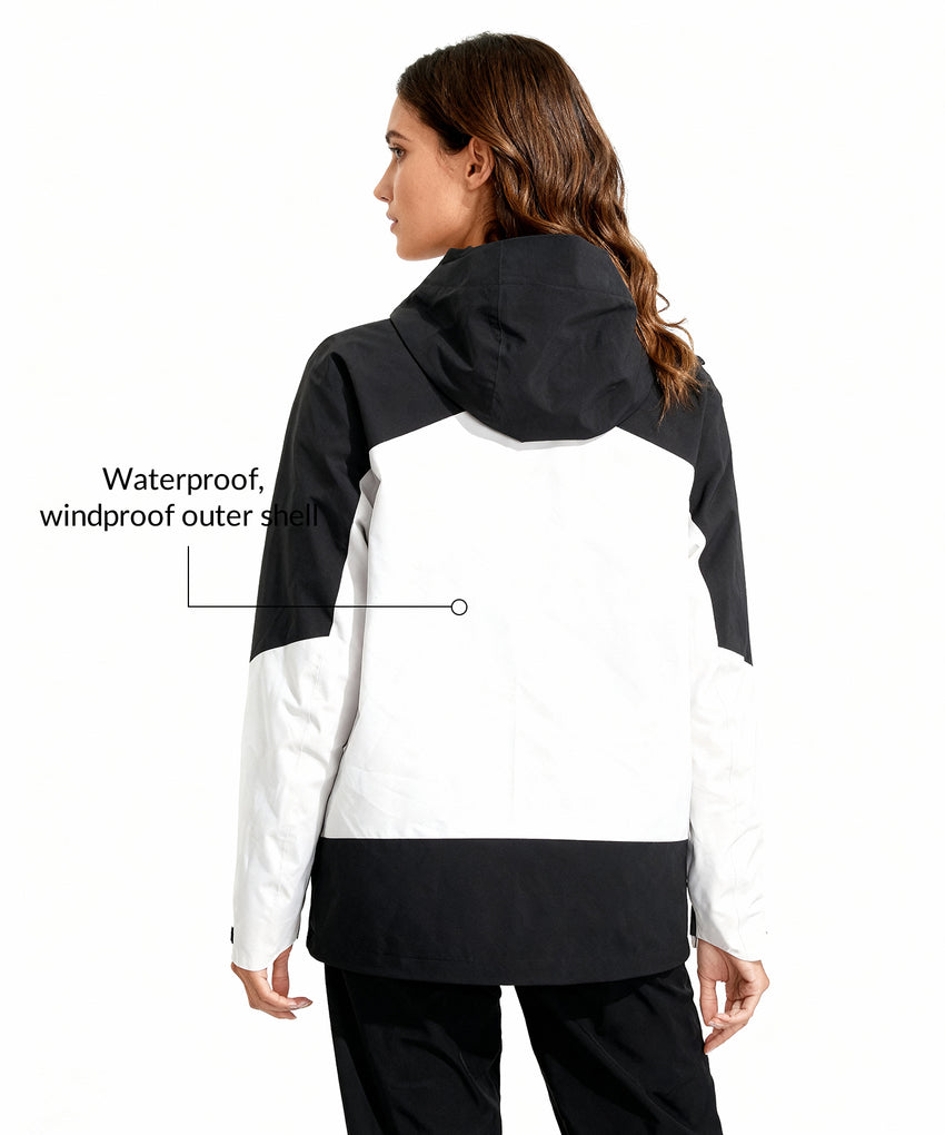 Anywhere 3-in-1 Daunenjacke, wasserdicht | Damenjacken