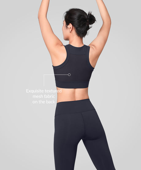 Anywhere Seamless Comfortable Mesh Running Bra | Women's Light Support Sports Bra