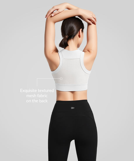 Anywhere Seamless Comfortable Mesh Running Bra | Women's Light Support Sports Bra