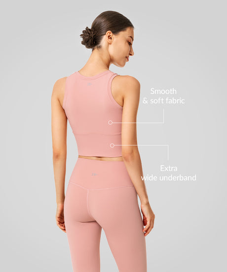 Anywhere High Neck Padded Gym Bra | Women's Light Support Sports Bra