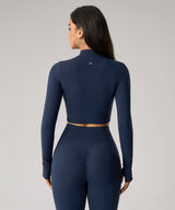 Giacche sportive elasticizzate slim fit con cerniera completa | Giacche leggere da donna