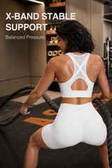 Reggiseno da corsa Power Cross Racerback | Reggiseno sportivo ad alto sostegno da donna