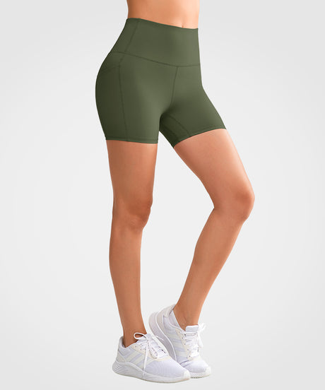 Shorts ajustados para correr Shift de cintura alta (10 cm) | Shorts deportivos de alta sujeción para mujer
