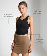 Anywhere Light Support Padded Crop Tank | Women's Sports Tank