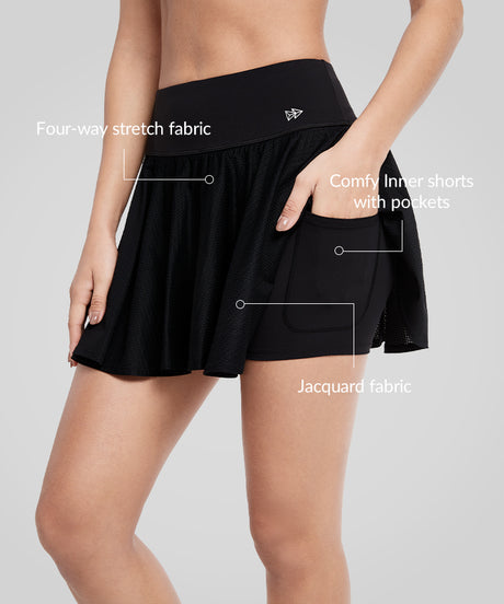 Gonna da tennis con tasche in rete Sculpt | Gonna sportiva da donna