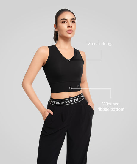 Anywhere V-neck Soft Fitted Yoga Tank | Women's Sports Tank