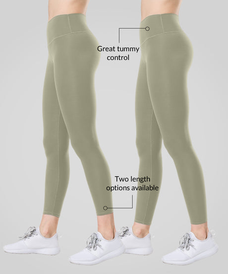 Leggings de yoga elásticos sin costuras de cintura alta | Leggings de sujeción ligera para mujer