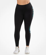 Echo Abstract Print Stretchy Running Leggings | Women's High Support Leggings