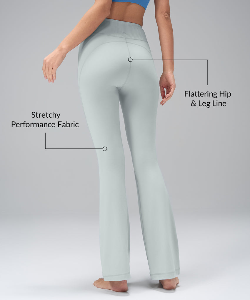 Anywhere Stripe Waist Flare Pants| Women's Light Support Pants