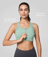 Power Cross Racerback Running Bra | Women's High Support Sports Bra