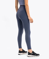 Nahtlose, glatte Yoga-Leggings mit hoher Taille für überall | Leicht stützende Leggings für Damen