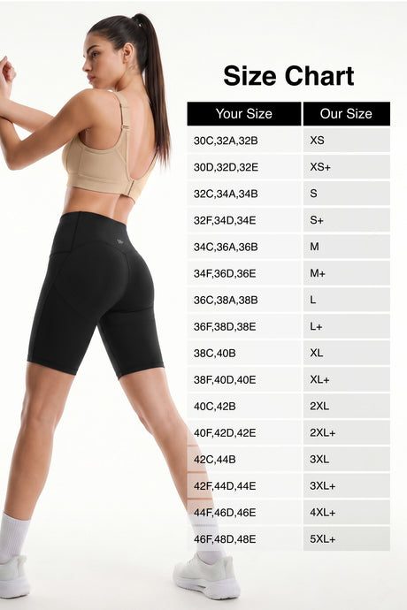 Shift™ Adjustable Straps Breathable Mesh With Sewn-In Pads High Support Sports Bra | High-Impact Support Best For Running, HIIT, Yoga & Training