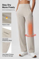 Shift™ Fleece-Lined Thermal Stretch Pants with Pockets  | Women's Sports Pants
