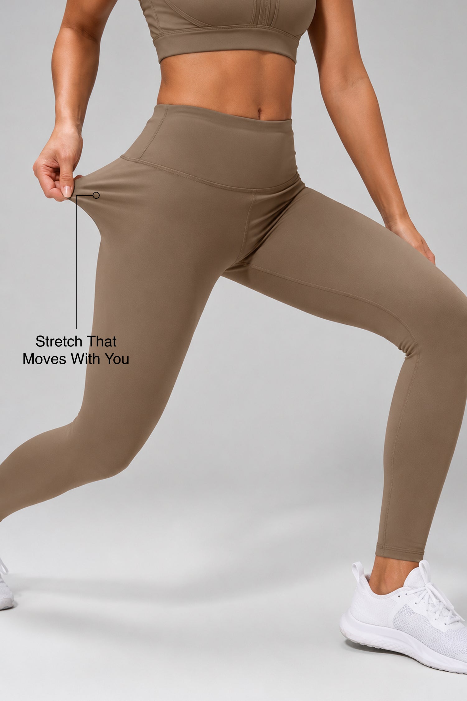 Leggings da corsa a vita alta Echo 27" | Leggings da donna ad alto sostegno