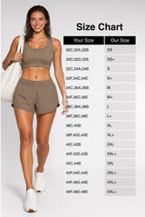 Enfold™ Zip Front Breathable Racerback High Impact Running Bra | Women's High Support Sports Bra
