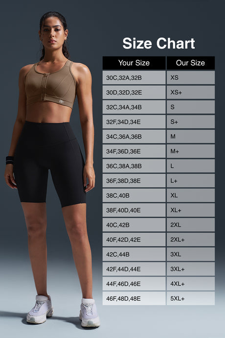 Enfold™ Zip Front Breathable Racerback High Impact Running Bra | Women's High Support Sports Bra
