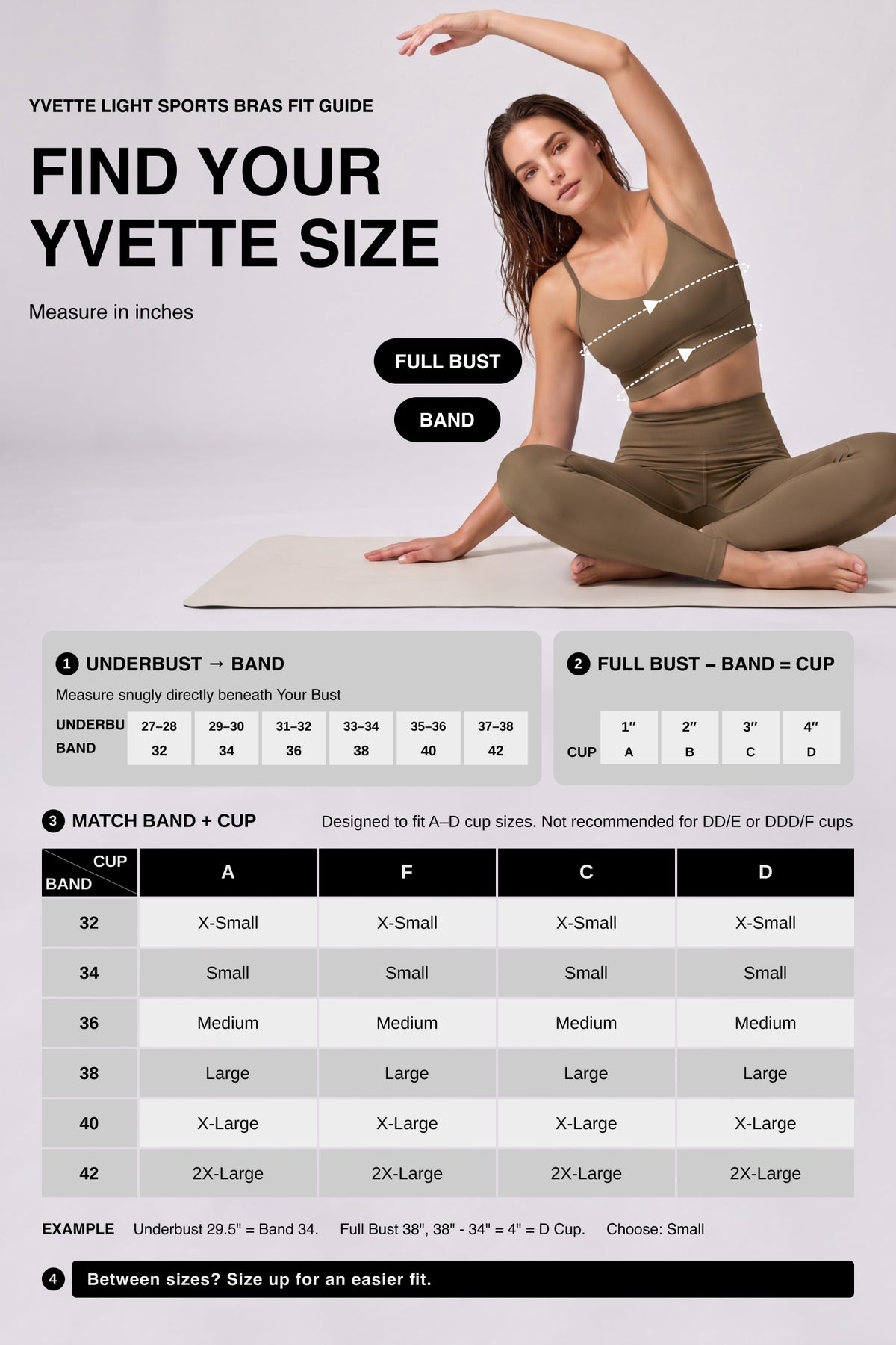 Echo™ V-Neck Ribbed Padded Yoga Bra | Women's Light Support Sports Bra