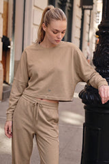 Anywhere™ Women's Cropped Batwing Sleeve Sweatshirt