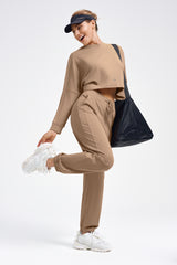 Anywhere™ Women's Cropped Batwing Sleeve Sweatshirt
