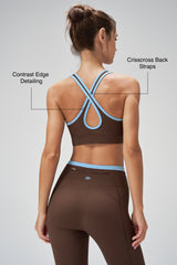 Power™ One-piece Crisscross Full coverage Running Bra | Women's High Support Sports Bra