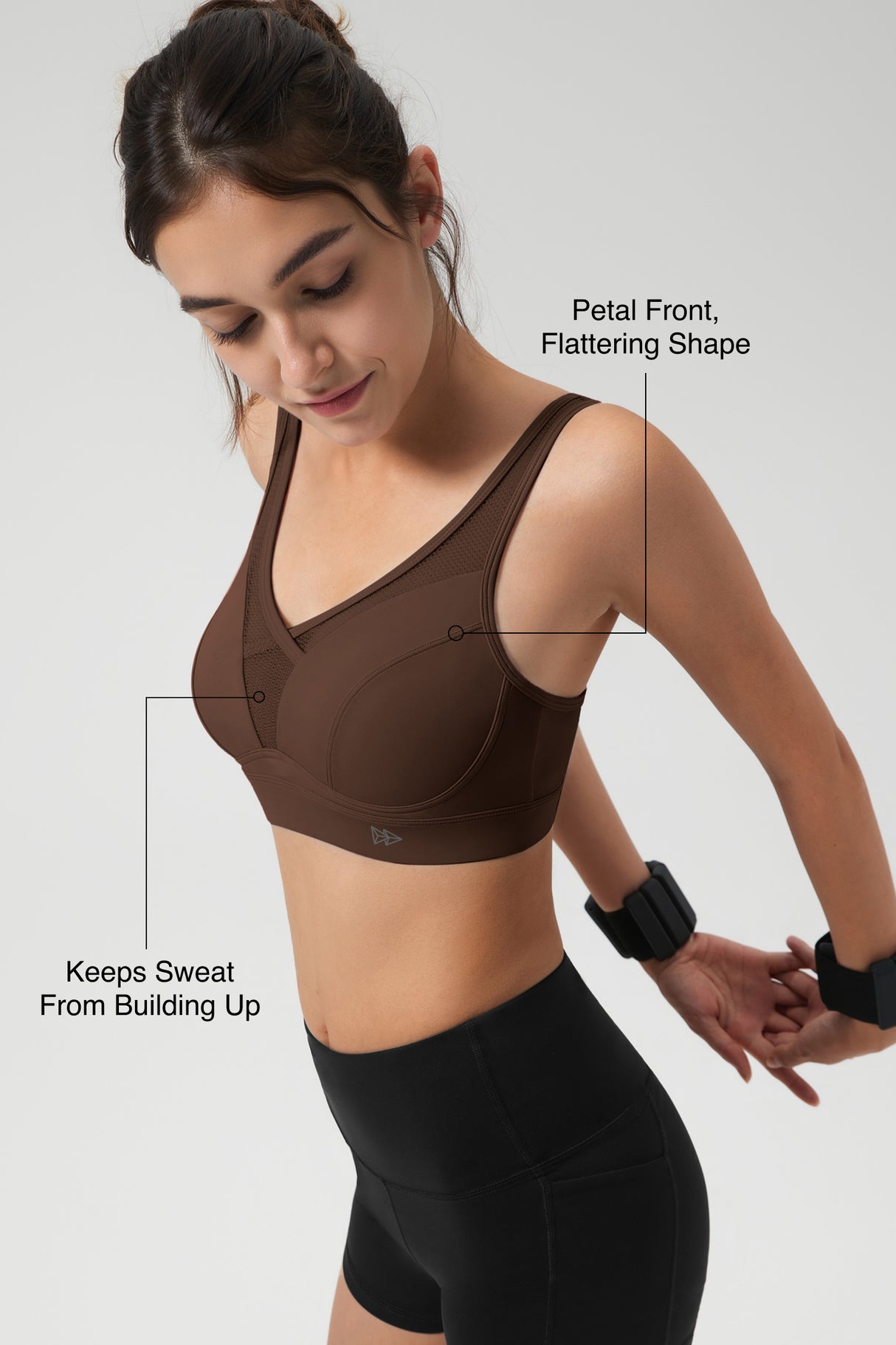 Shift Adjustable Strap Sports  Bra With Breathable Mesh, Sweat-Wicking, Sustainable | Medium-Impact Support Best For Running, HIIT, Yoga & Training