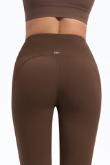 Pantalones acampanados de cintura alta con dobladillo dividido Anywhere | Pantalones de sujeción ligera para mujer