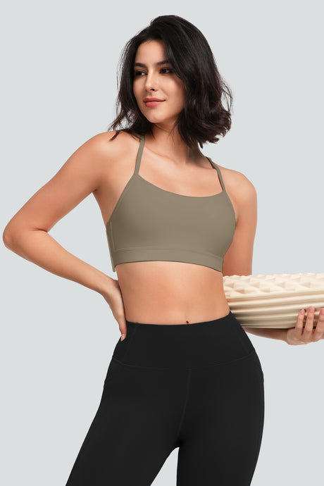 Anywhere™ Typical Y-Back Spaghetti Thin Straps Yoga Bra | Women's Low Support Sports Bra