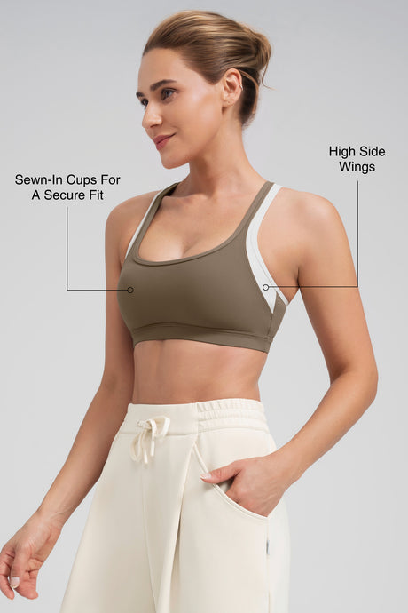 Anywhere™ Cross Dual-Strap Padded Yoga Bra| Women's Light Support Sports Bra