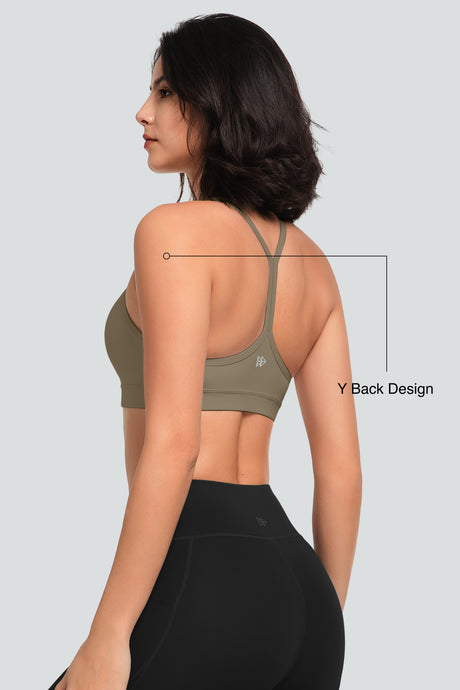 Anywhere™ Typical Y-Back Spaghetti Thin Straps Yoga Bra | Women's Low Support Sports Bra