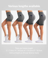 Shorts ajustados de cintura alta Shift para correr (8, 10, 15 y 20 cm) | Shorts deportivos de alta sujeción para mujer