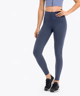 Nahtlose, glatte Yoga-Leggings mit hoher Taille für überall | Leicht stützende Leggings für Damen