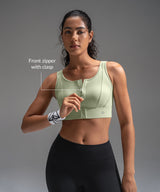 Power Mesh Sweetheart Neck Back Sport-BH | Damen-Sport-BH mit starkem Halt