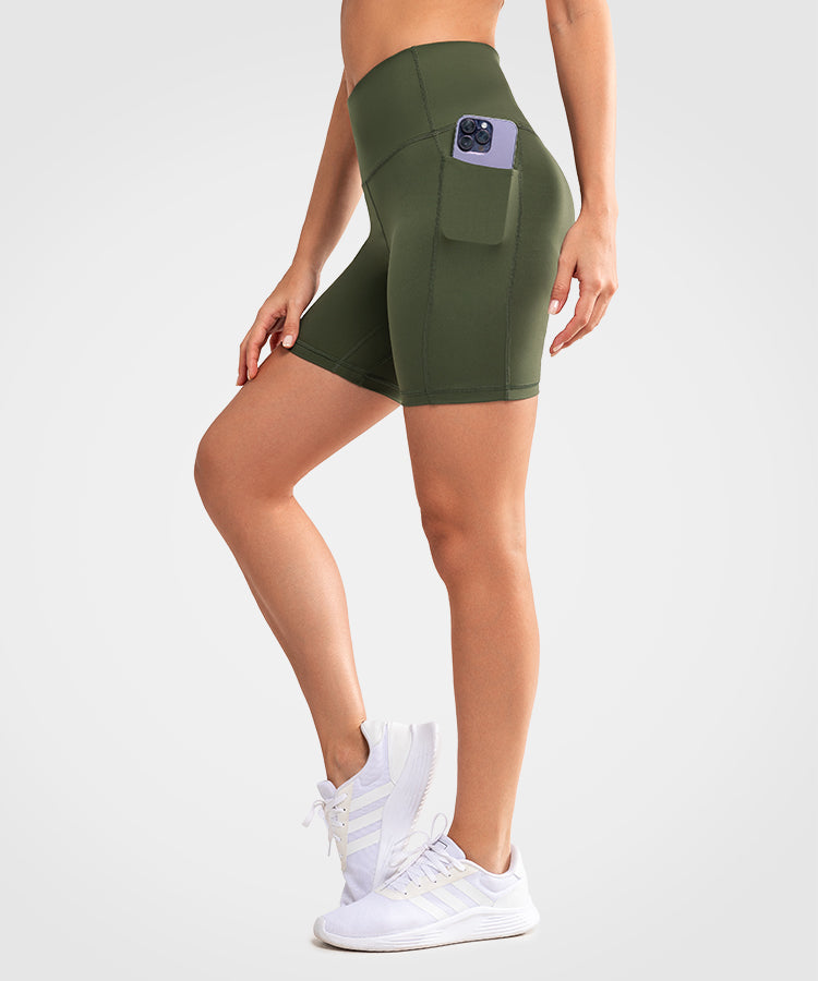 Pantaloncini da corsa aderenti a vita alta Shift, 15 cm | Pantaloncini sportivi ad alto supporto da donna