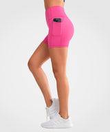 Shift High-Waist Tight Running Shorts 4 Inches | Women's High Support Sports Shorts