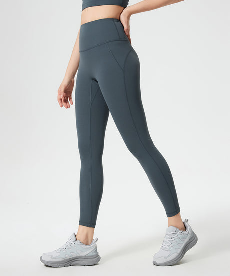 Leggings de realce de glúteos Anywhere Bare-skin de 61 cm | Leggings de sujeción ligera para mujer