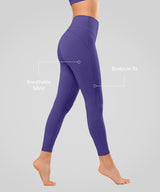 Shift Fukttransporterande, smöriga, mjuka yogaleggings 64 cm 69 cm | Lätta stödleggings för kvinnor