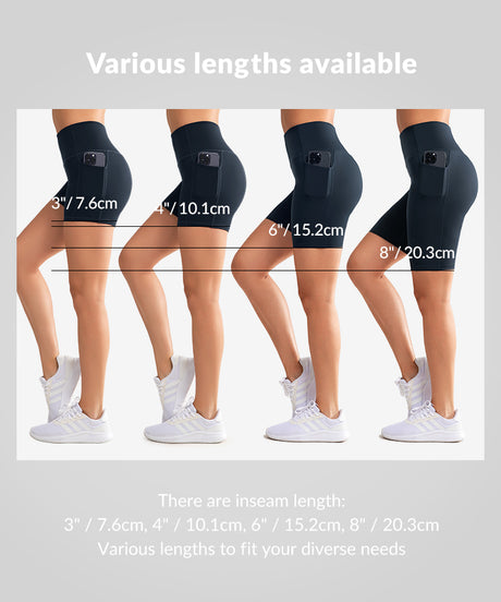 Shift löparshorts med hög midja, tighta, 17 cm | Sportshorts med högt stöd för kvinnor