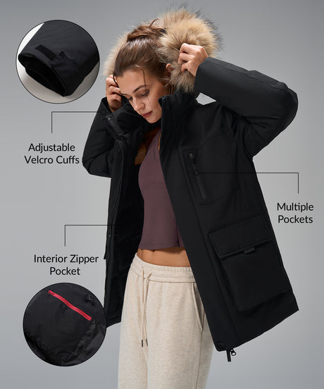 Anywhere Parka Multiple Pockets Down Jacket | Women's Insulated Jackets