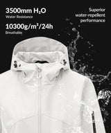 Anywhere Leichte Softshell-Winddichte Wasserdichte Jacke | Damen Sportjacke