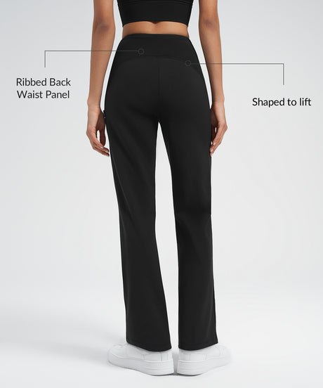 Anywhere Drawstring Water-Resistant Fleece-Lined Sporty Pants 29 inch | Women's Sports Pants