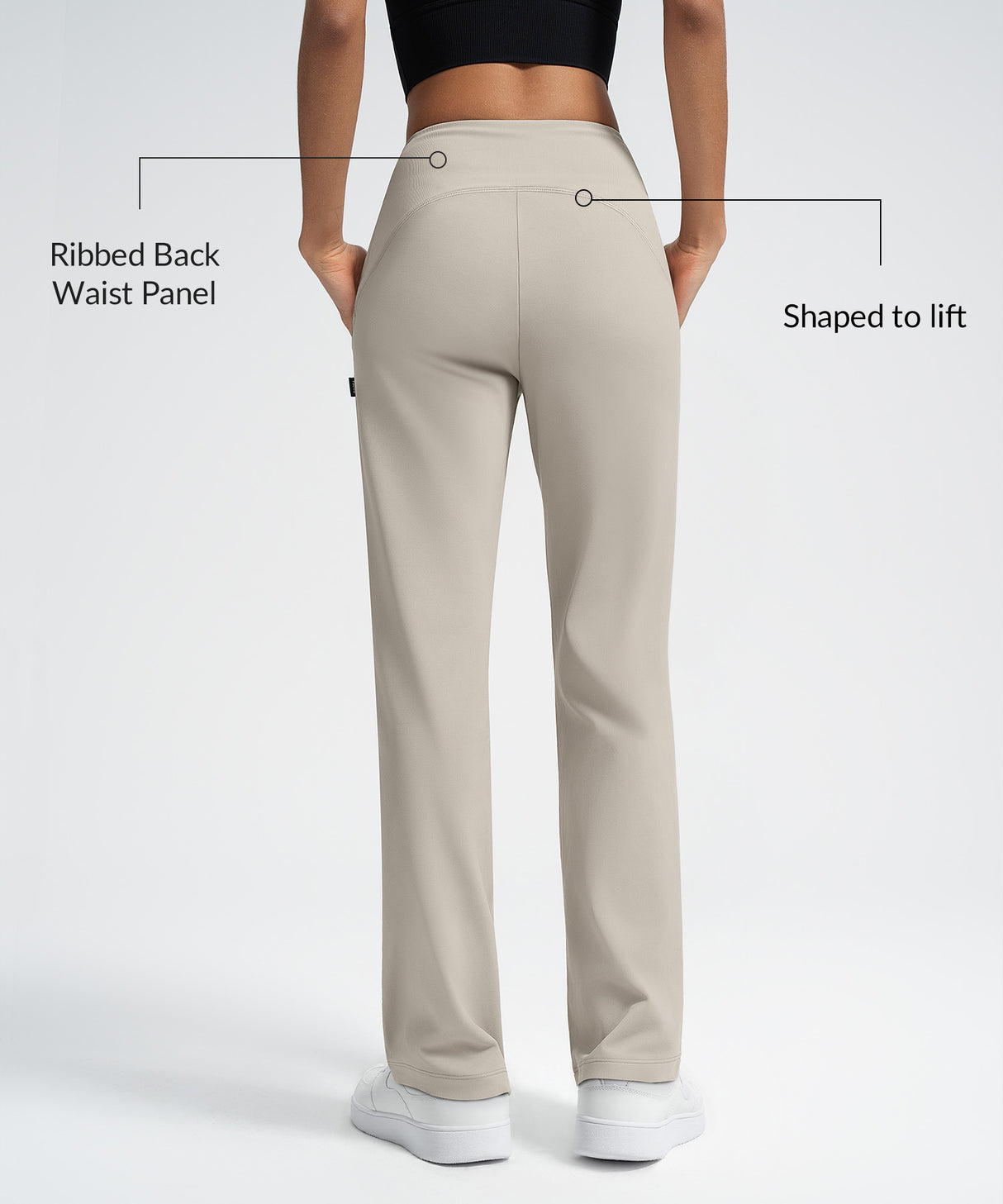 Anywhere Drawstring Water-Resistant Fleece-Lined Sporty Pants 29 inch | Women's Sports Pants