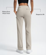 Anywhere Drawstring Water-Resistant Fleece-Lined Sporty Pants 29 inch | Women's Sports Pants