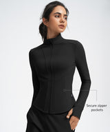 Shift Uppgraderad Fleece Stretch Full-Zip Vattentålig Jacka | Sportjacka för Dam