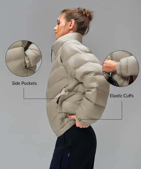 Anywhere Windproof Channel-Quilted Down Jacket | Women's Jackets