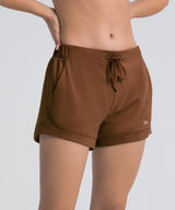 Lined running shorts with mesh panels & drawcord waist| Women's Running Shorts 3‘’